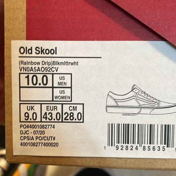 Vans Old Skool men’s size 10 - Picture 7 of 8